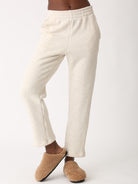 Elin Pant - Cozy Oatmeal Fleece - Endless Waves