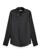 Essentials Satin Shirt - Endless Waves