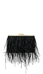 Estelle Feather Clutch - Endless Waves