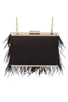 Estelle Feather Clutch - Endless Waves