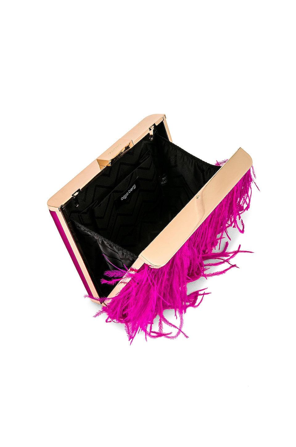 Estelle Feather Clutch - Endless Waves