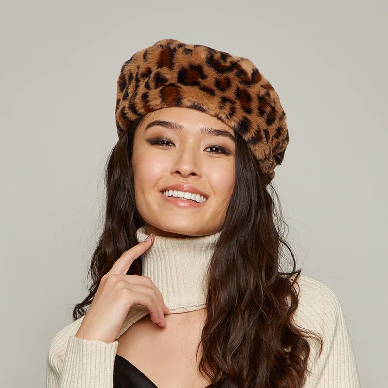 Eugenia Kim Faux Fur Mishka Beret Endless Waves