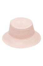 Pink bucket hat on a white background