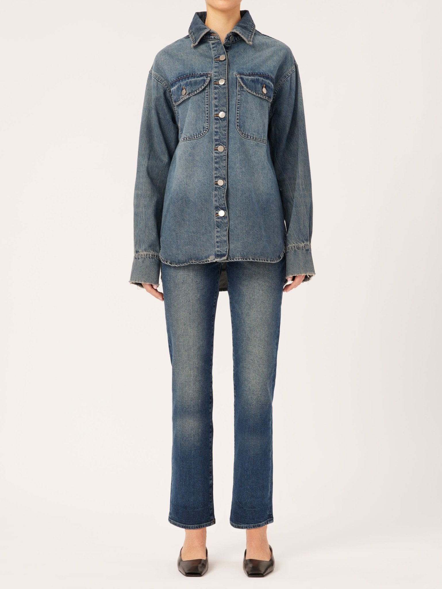 DL1961 DL1961 Denim Faye Shirt Endless Waves