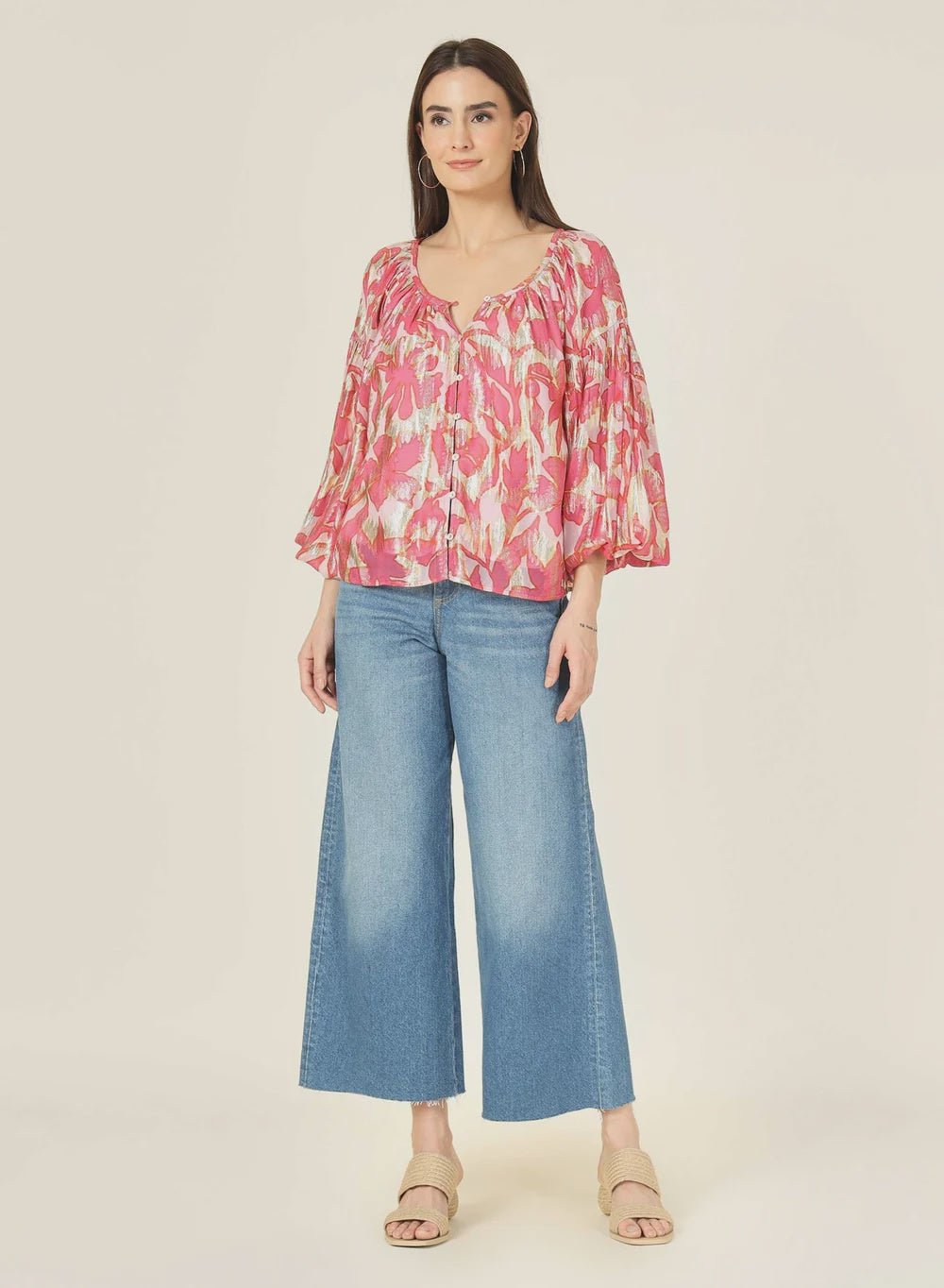 Omika Omika Flora Blouse Endless Waves
