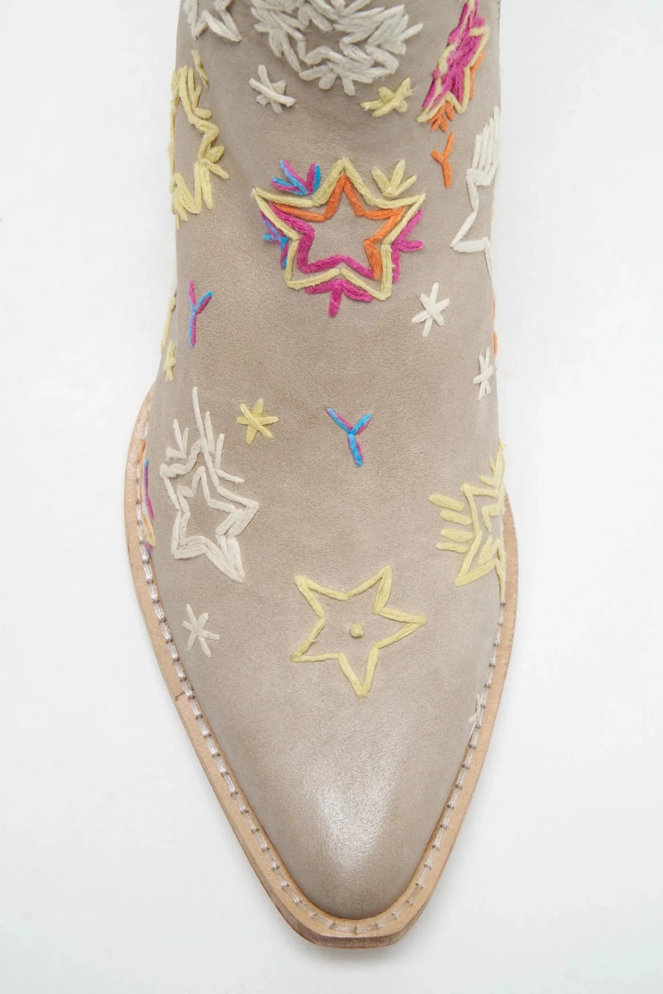 Free People Bowers Embroidered Western Ankle Boots
