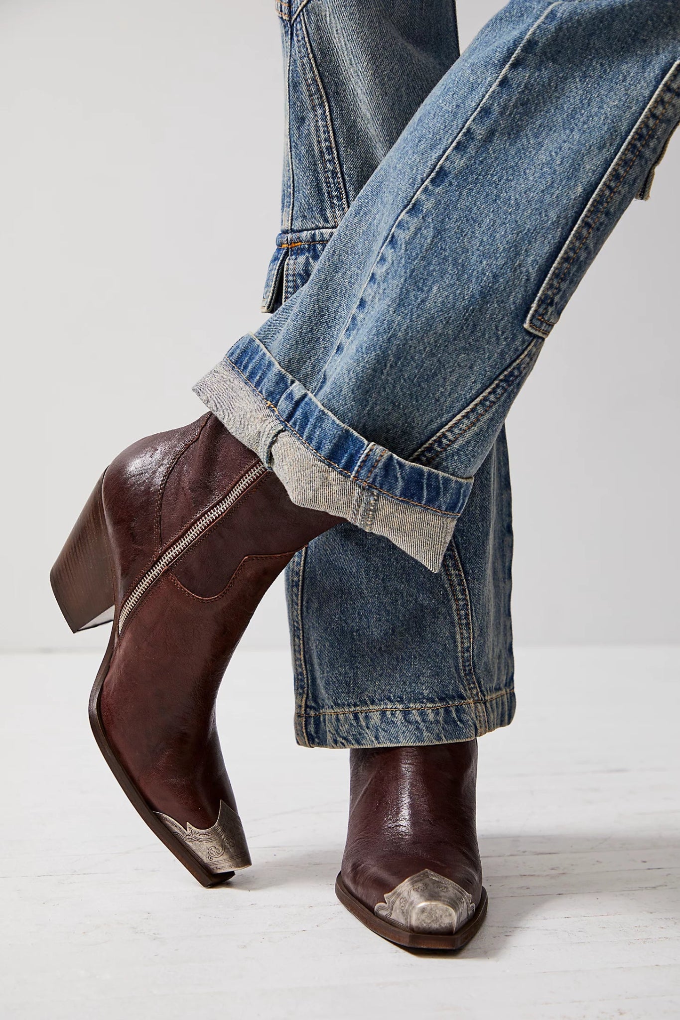 Free People Brayden Western Boots - Endless Waves