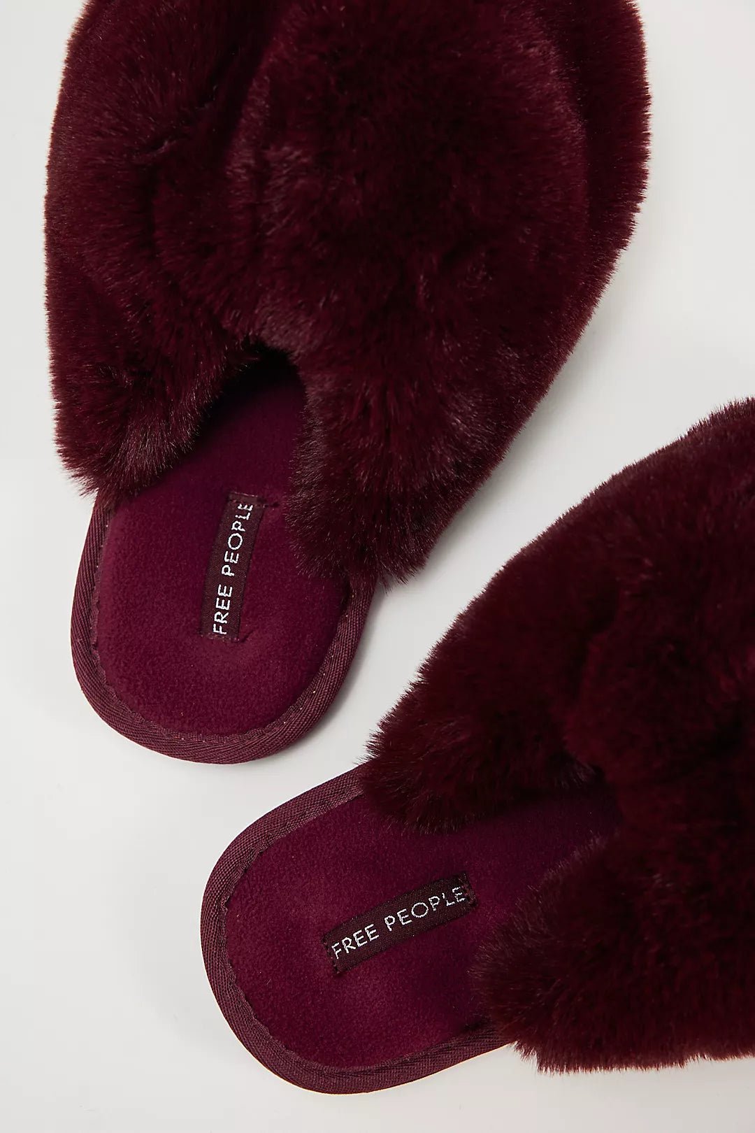 Free People Free People Faux Fur Snowball Slippers Endless Waves