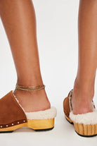 Free People Oak Cozy Clog Mules - Endless Waves