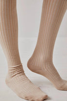 Free People Viola Over the Knee Socks - Endless Waves