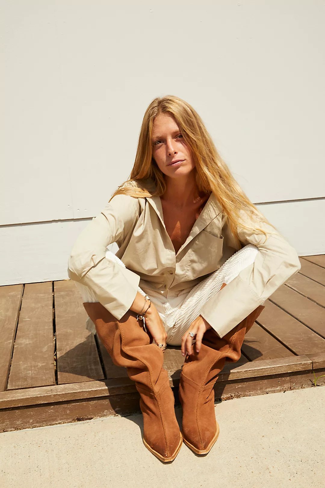 Free People Free People Sway Low Slouch Boot Endless Waves