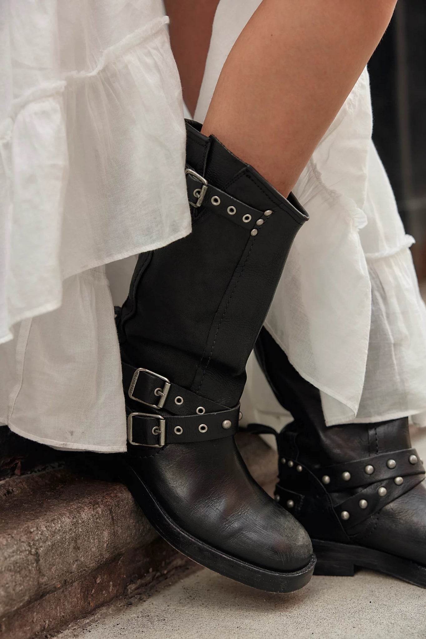 Free People We The Free Janey Engineer Boots Endless Waves