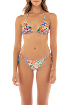 Fully Embroidered Lolita Bikini Top - Endless Waves