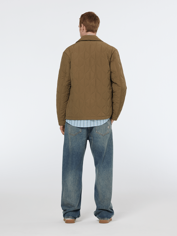 Scotch & Soda Scotch & Soda Geometric Quilted Coat Endless Waves