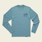 Howler Bros HB Tech T in Smoked Blue Endless Waves