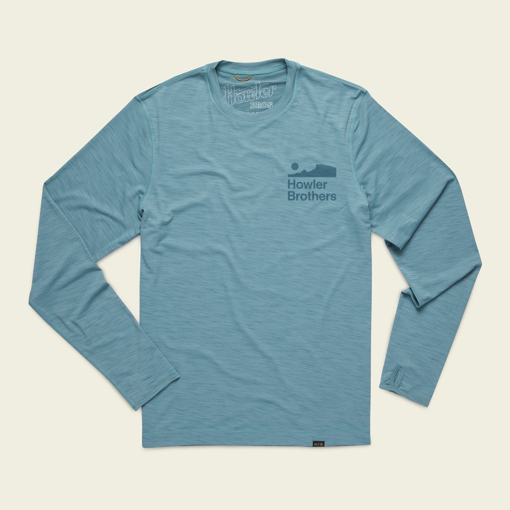 Howler Bros HB Tech T in Smoked Blue Endless Waves