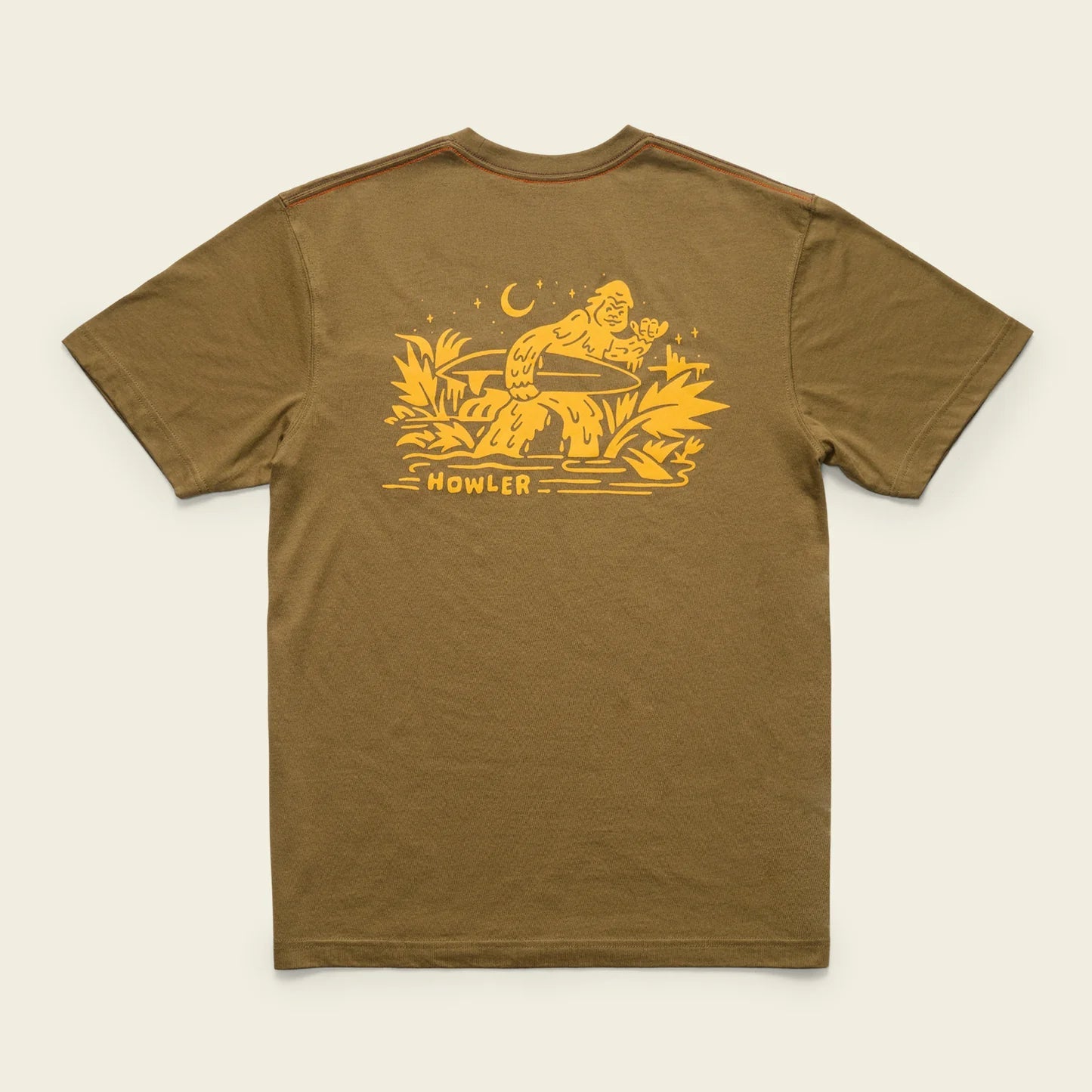 Howler Squatch Rider Pocket T-Shirt - Endless Waves