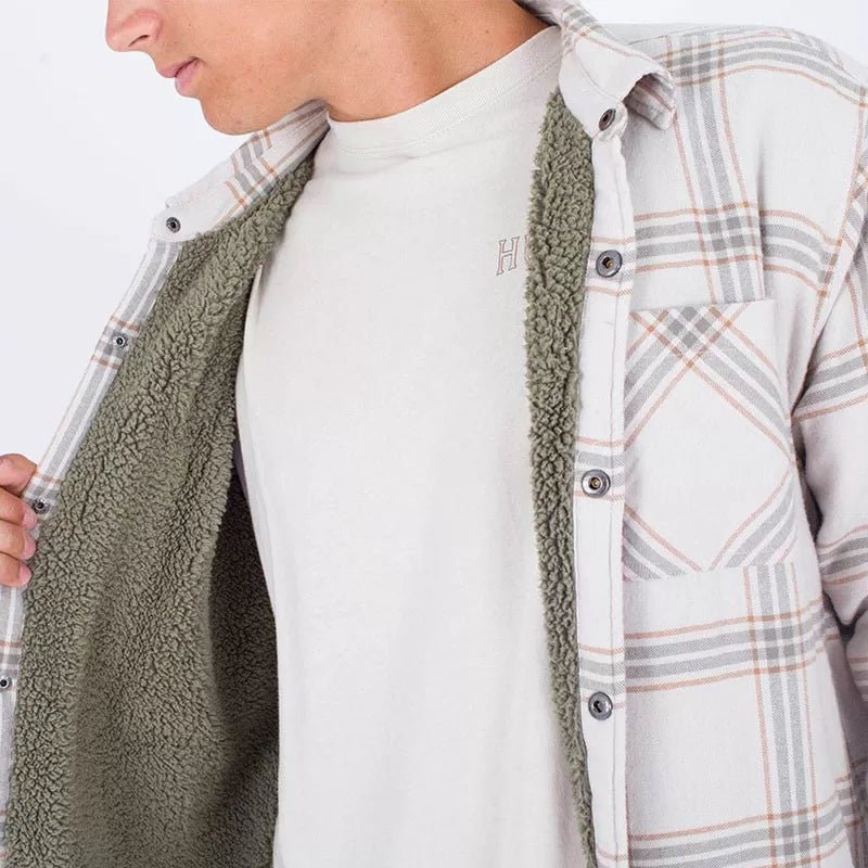 Hurley Portland Sherpa Lined Flannel
