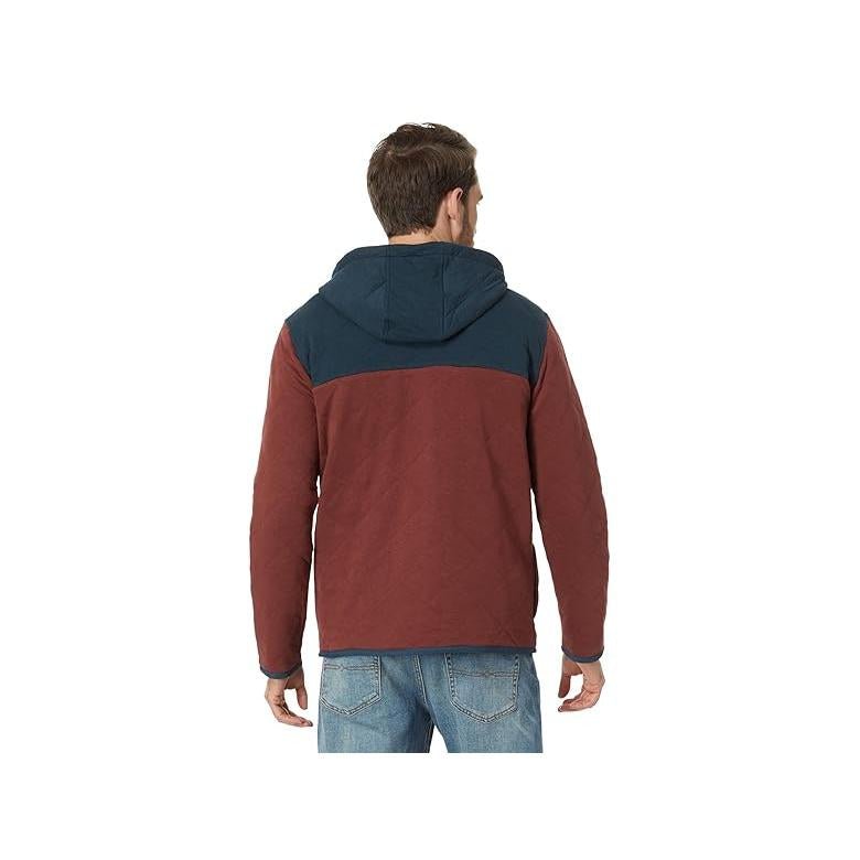 Hurley Russell Quilted 1/4 Snap Fleece PO - Endless Waves