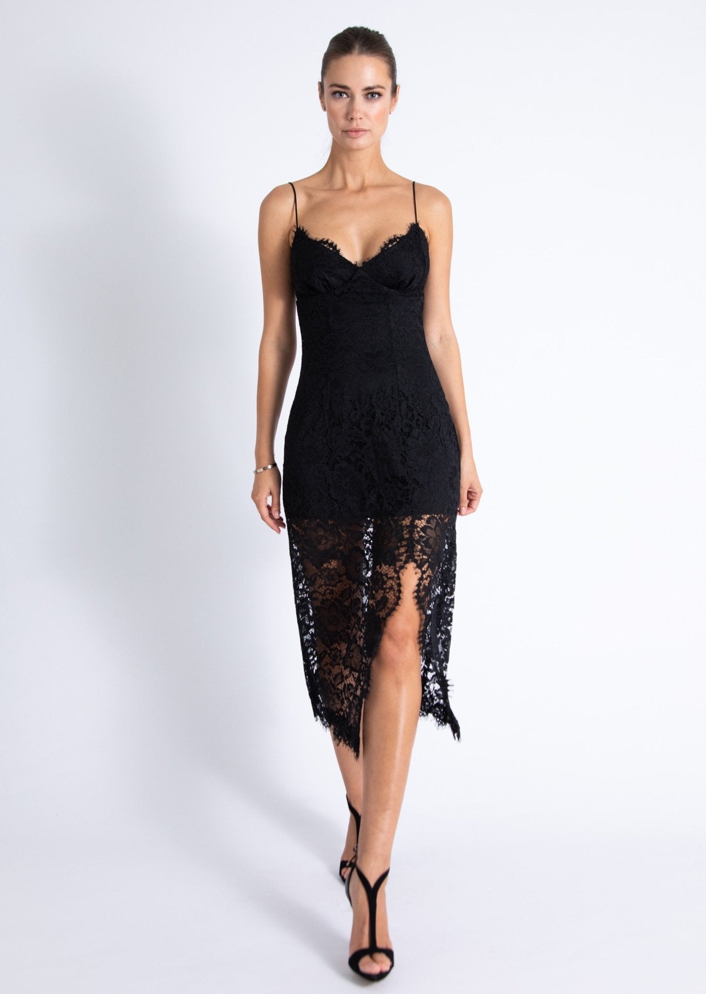 Karina Grimaldi Karina Grimaldi Ianeira Lace Midi Dress Endless Waves