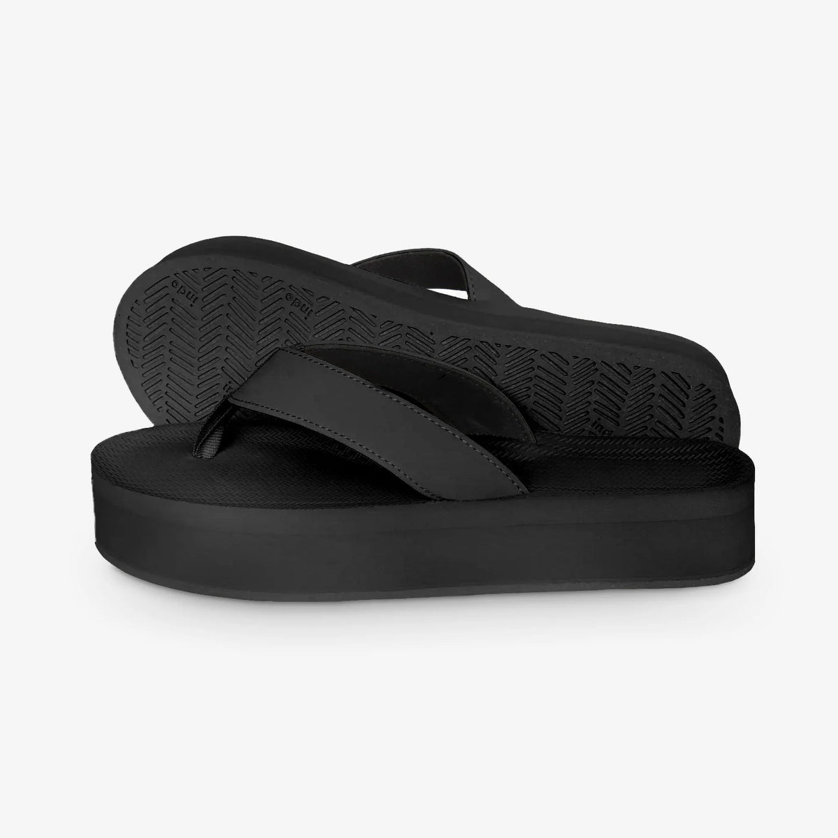 Indosole Women's ESSNTLS Platform Flip Flops
