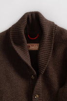 Iron & Resin Cabin Shawl Collar Sweater