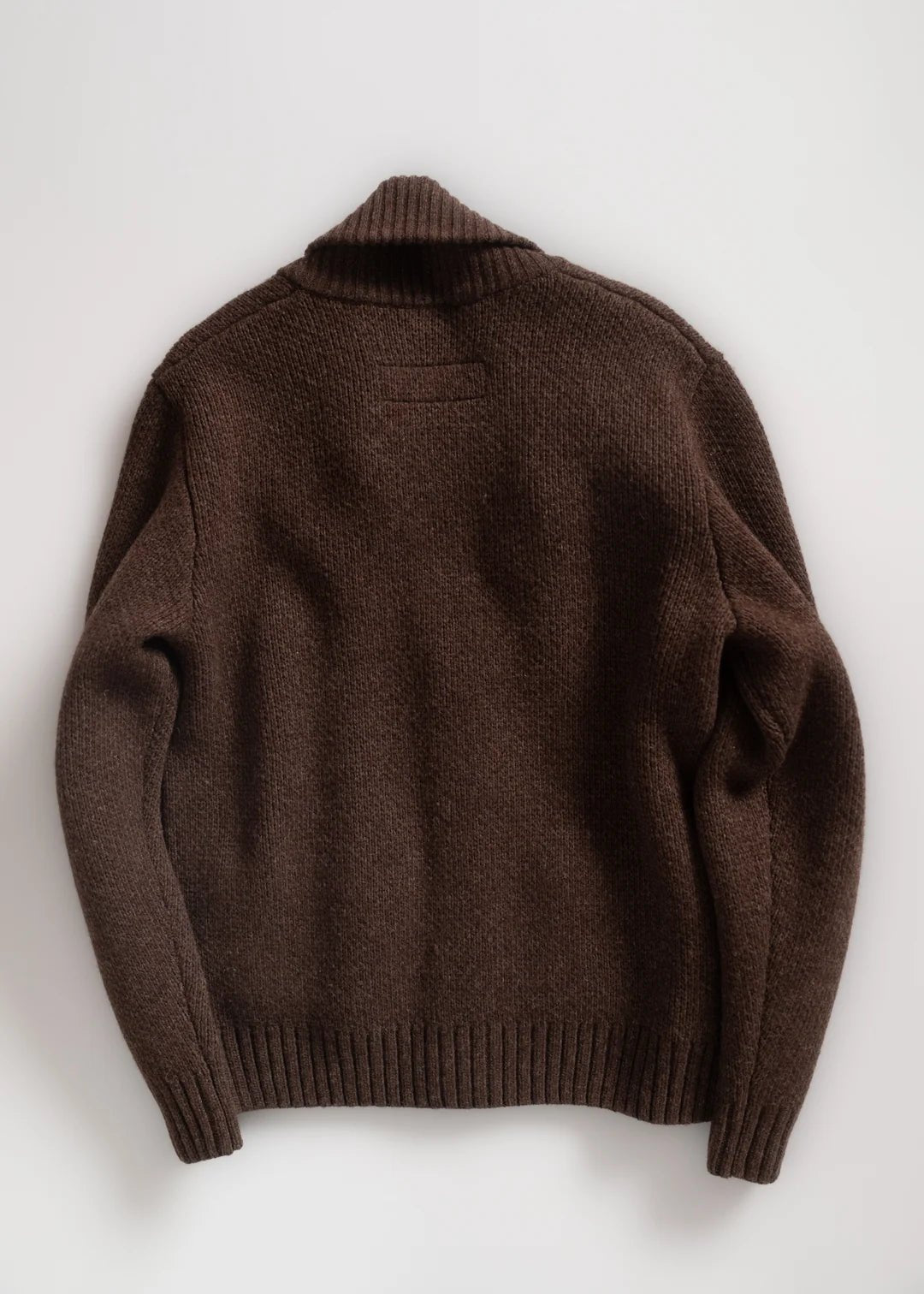 Iron & Resin Cabin Shawl Collar Sweater