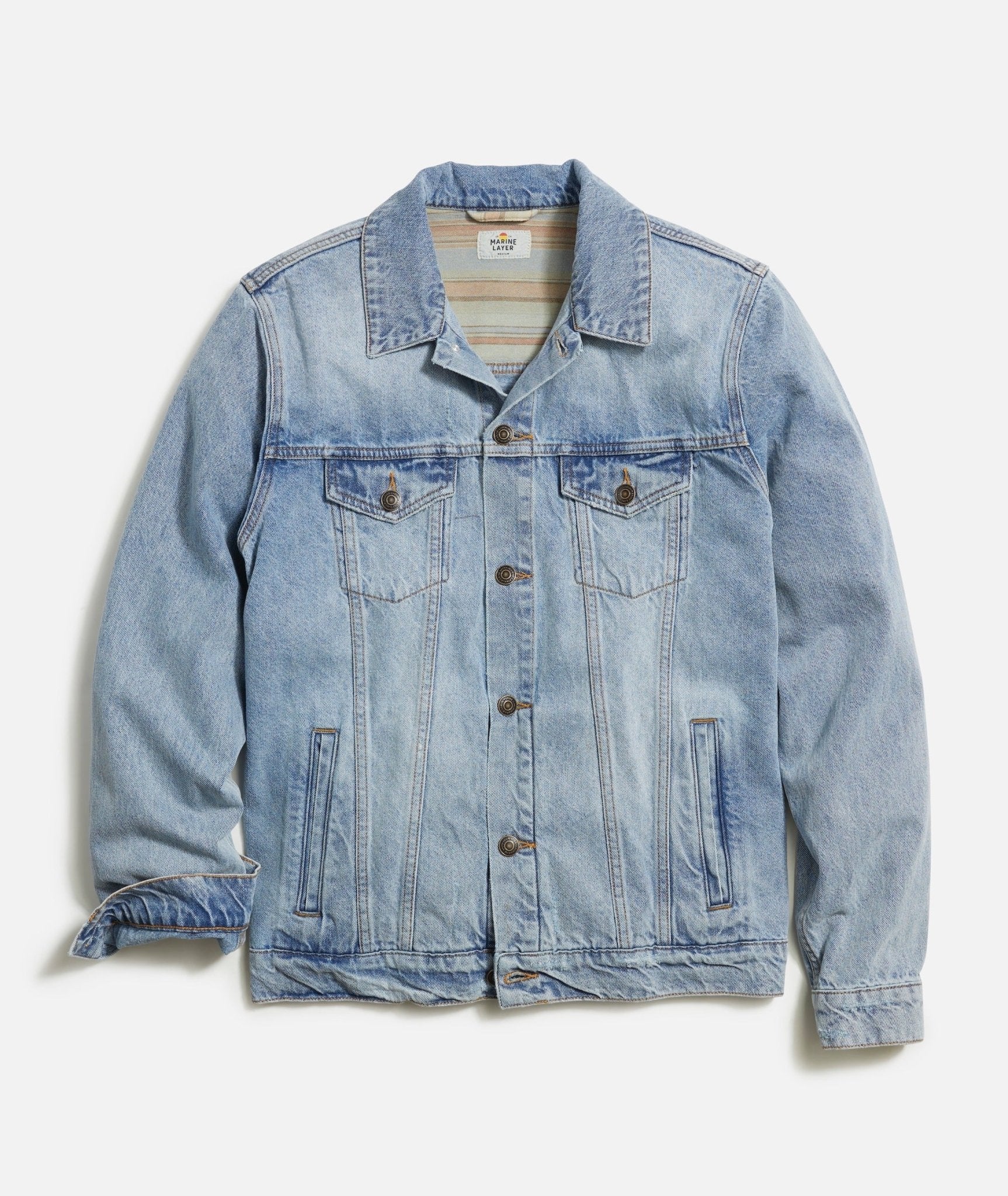 Marine Layer Marine Layer Jace Denim Trucker Endless Waves