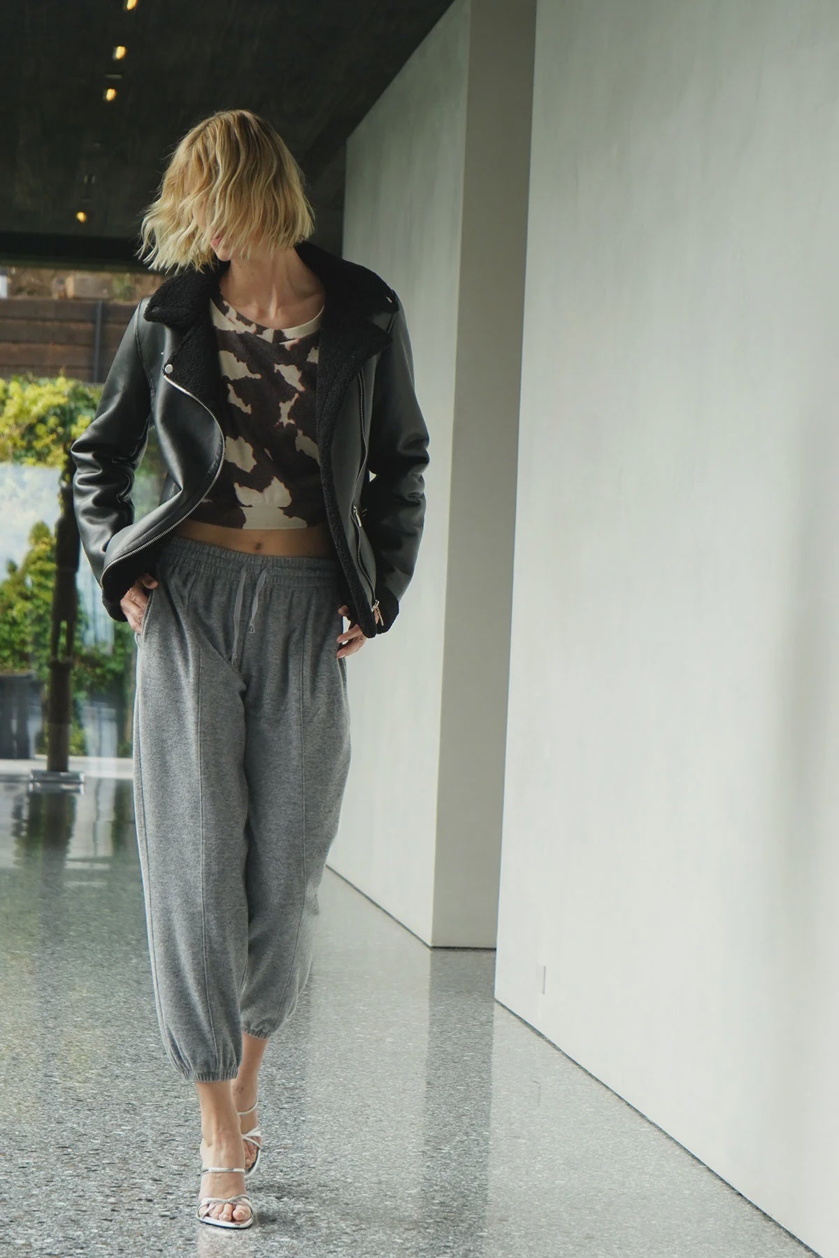 LNA LNA Jace Seamed Brushed Jogger Endless Waves