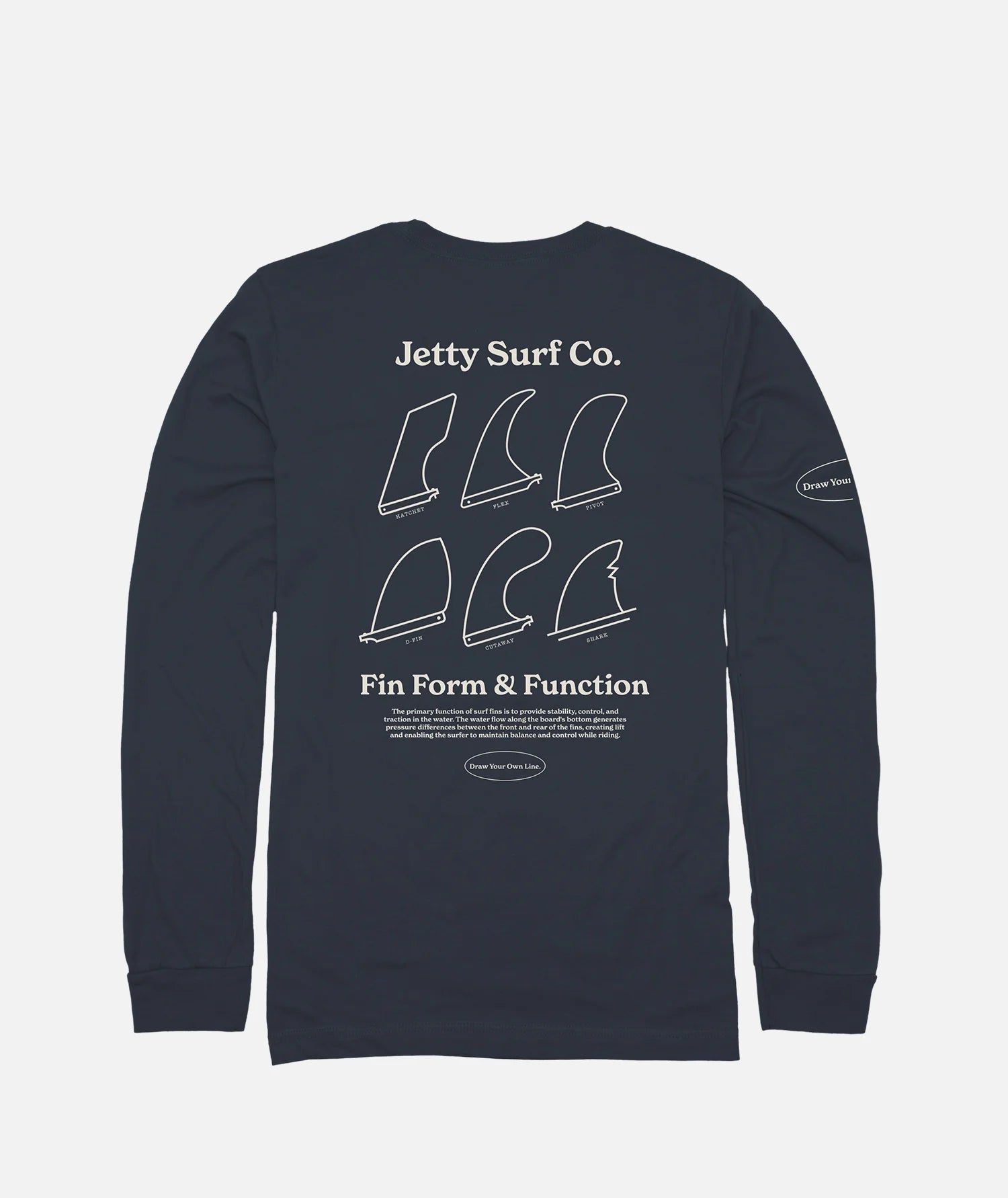 Jetty Fins Long Sleeve Tee