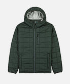Jetty Puffer Coat in Charcoal - Endless Waves