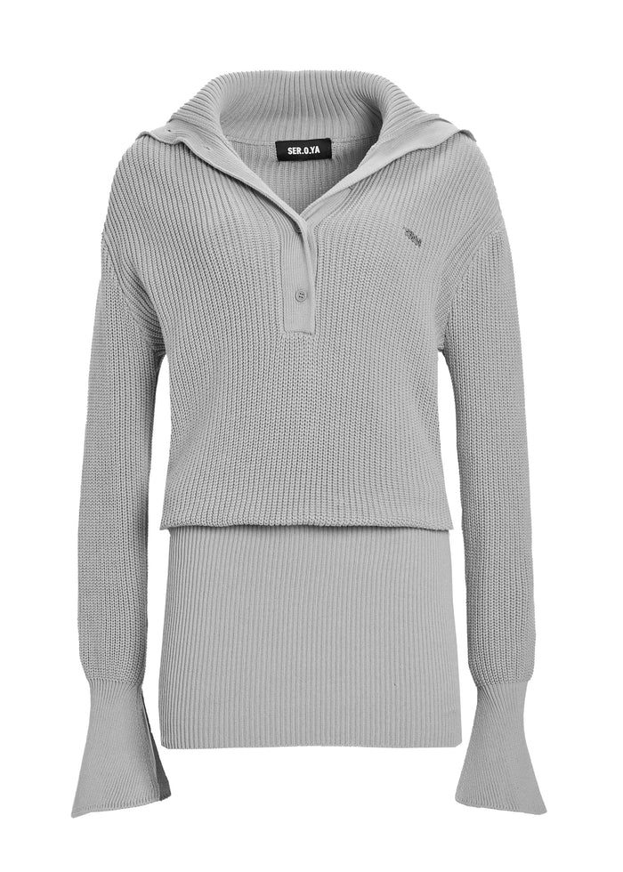 SER.O.YA SER.O.YA Katana Sweater Dress Endless Waves