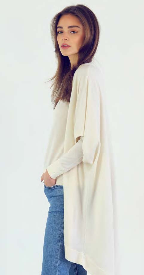 Kathryn McCarron Kathryn McCarron Riviera Paper Thin 100% Cashmere Wrap Endless Waves