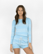 Kathryn McCarron Kathryn McCarron Saint Martins Cotton - Cashmere Striped Short Endless Waves
