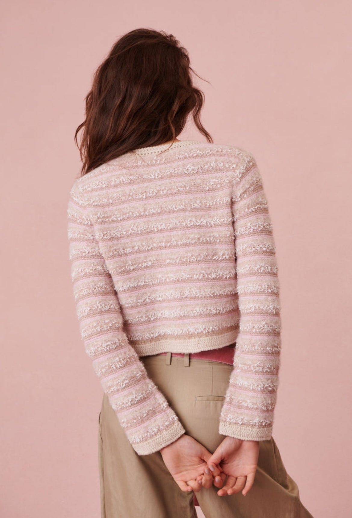 LoveShackFancy LoveShackFancy Kesi Cardigan Endless Waves