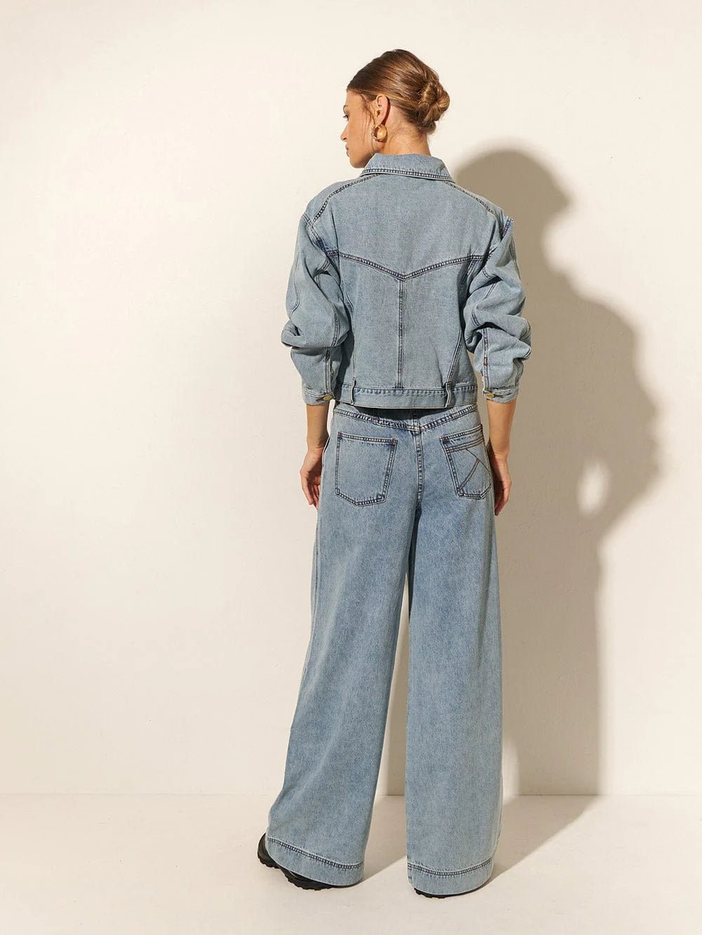 Kivari Azalia Cropped Denim Jacket Endless Waves
