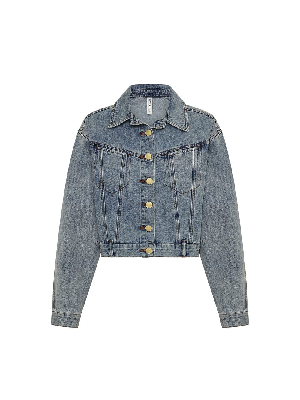 Kivari Kivari Azalia Cropped Denim Jacket Endless Waves