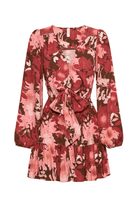 Kivari Hacienda Tie Front Mini Dress