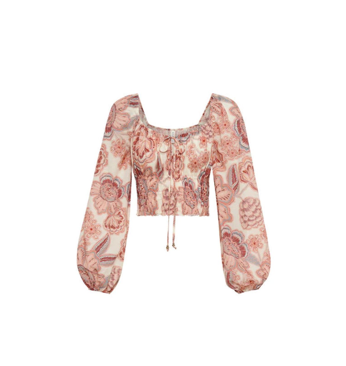 Kivari Kivari Maya Crop Top Endless Waves