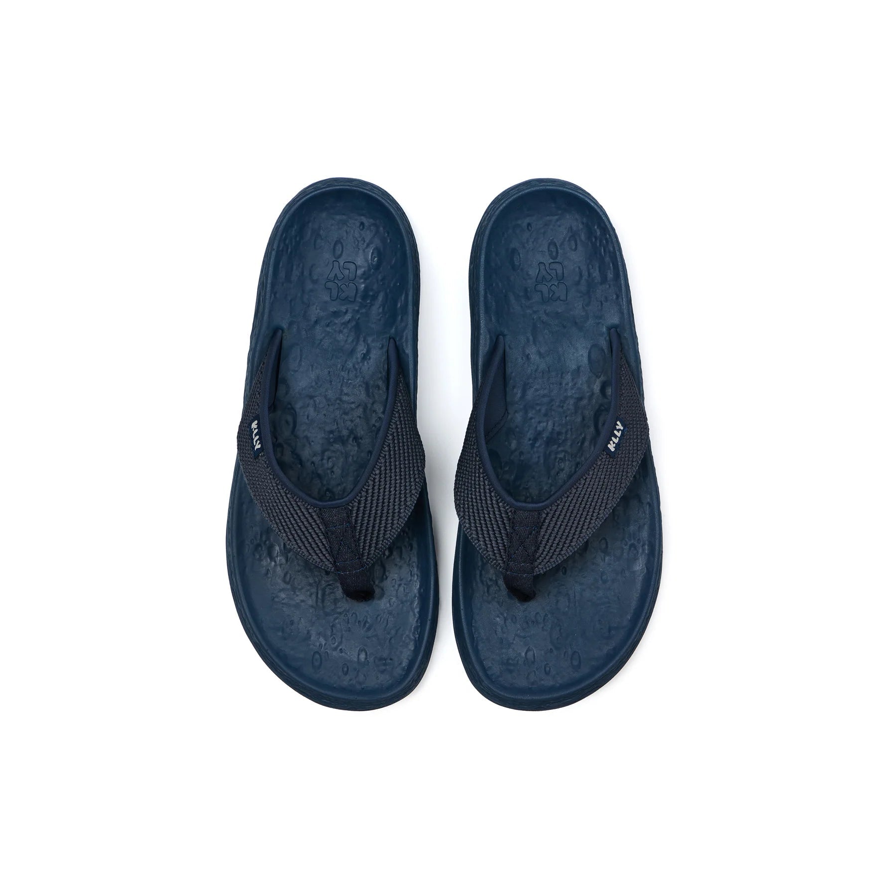 KLLY Navy Lunar Flip Flops
