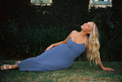 La Porte Melrose Maxi Slip Dress - Slate Blue - Endless Waves