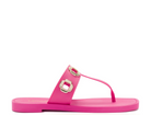 Larroude Milan S in Pink PVC Endless Waves