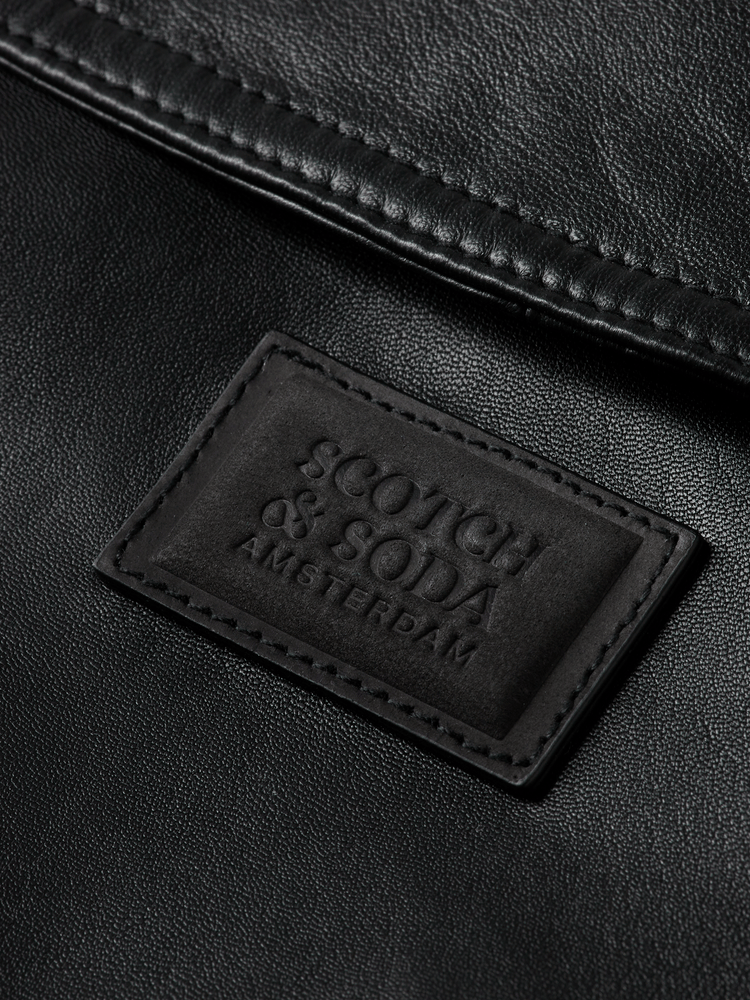 Scotch & Soda Scotch & Soda Men's Leather Blazer Jacket Endless Waves