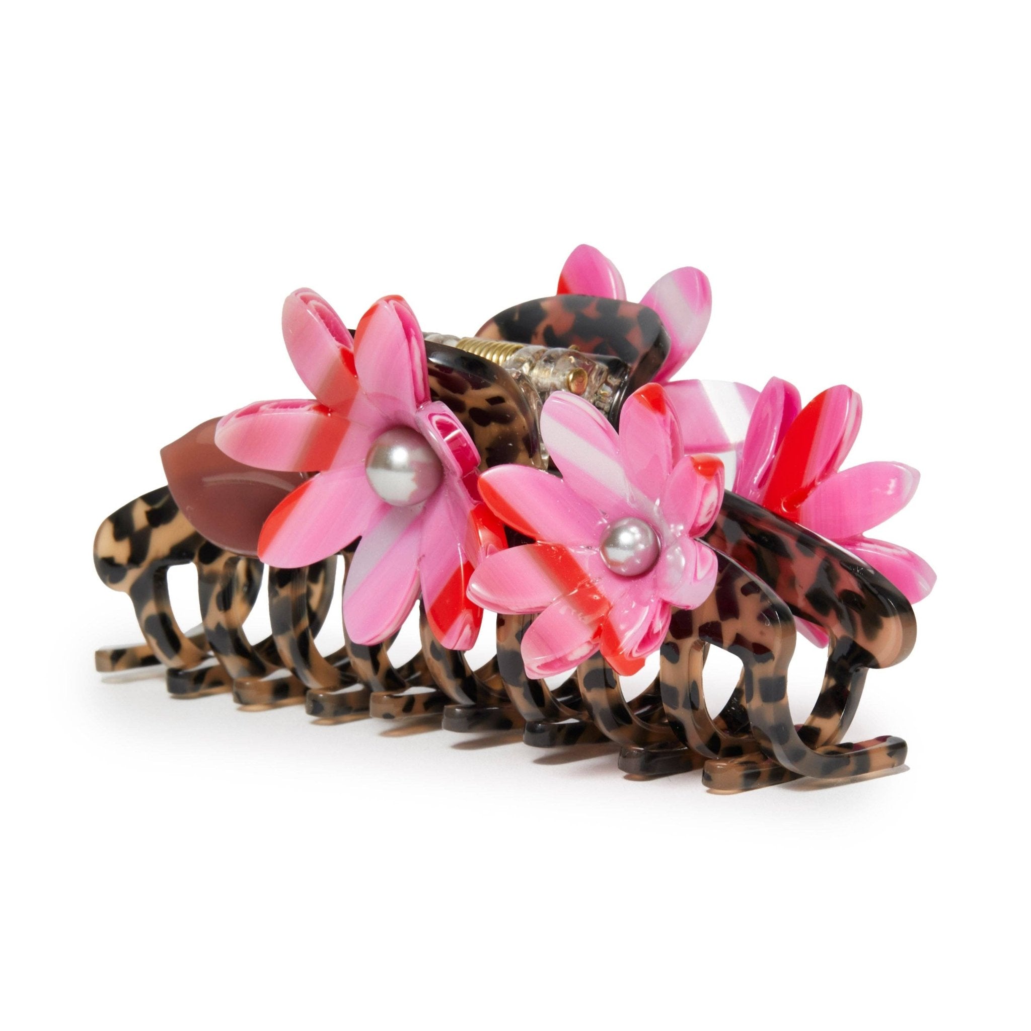 Lele Sadoughi Cheetah Petunia Claw Clip - Endless Waves