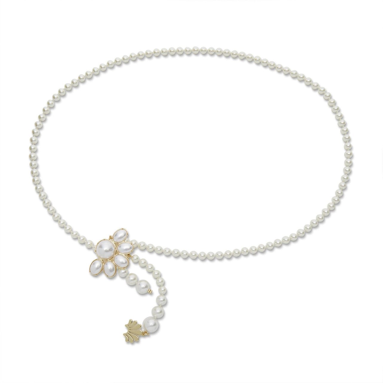 Lele Sadoughi Eloise Pearl Belt - Endless Waves