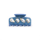 Lele Sadoughi French Blue Mini Crystal Claw Clip