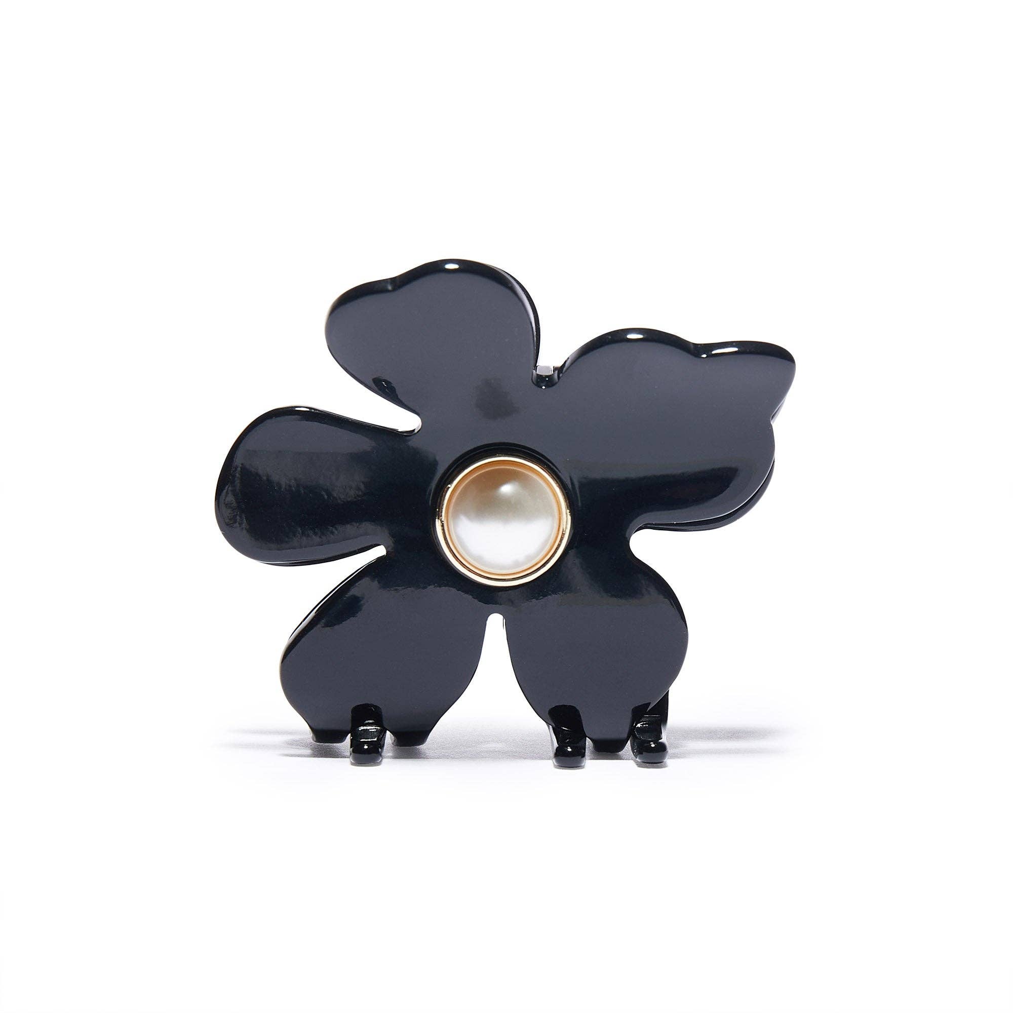 Lele Sadoughi Jet Lily Claw Clip - Endless Waves