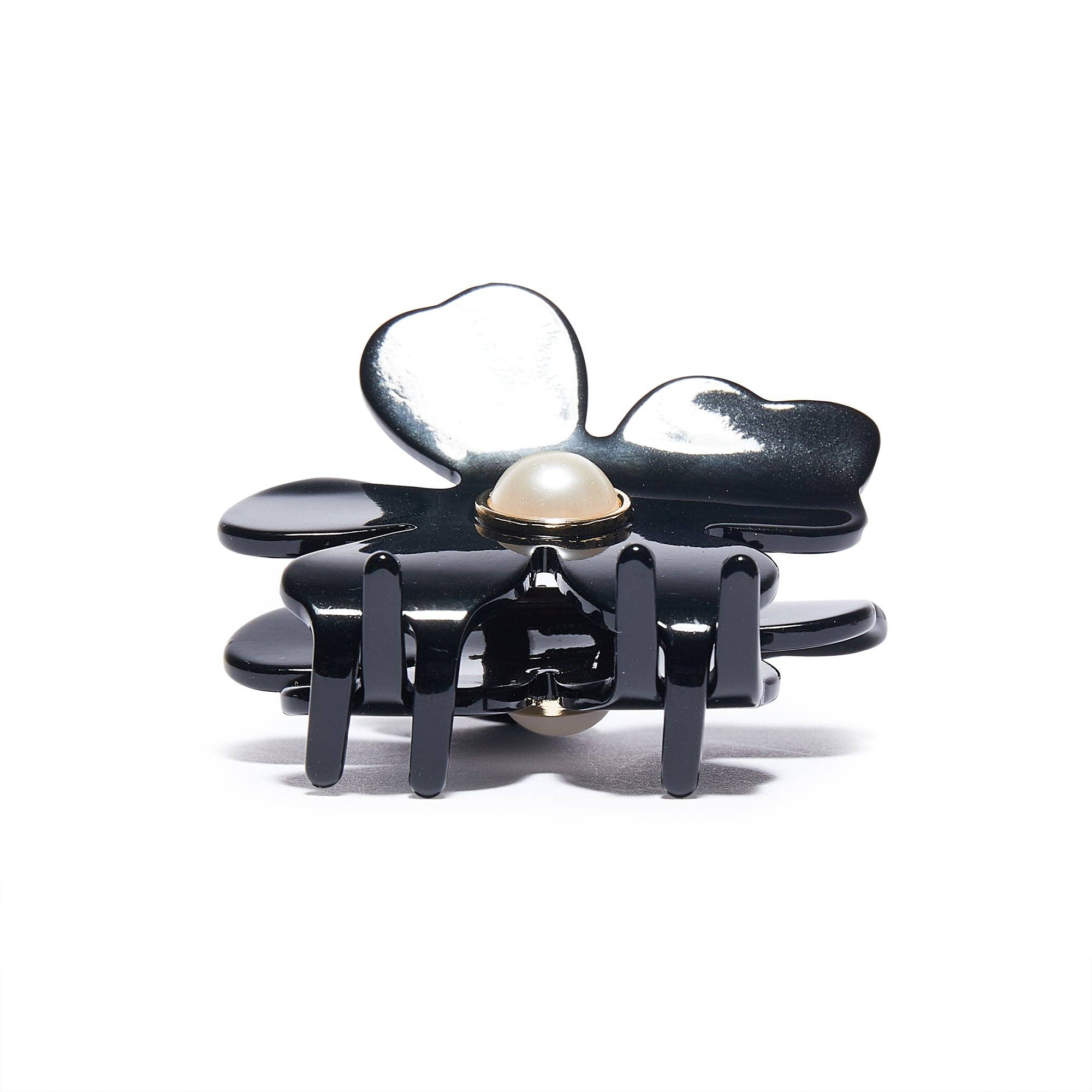 Lele Sadoughi Jet Lily Claw Clip - Endless Waves