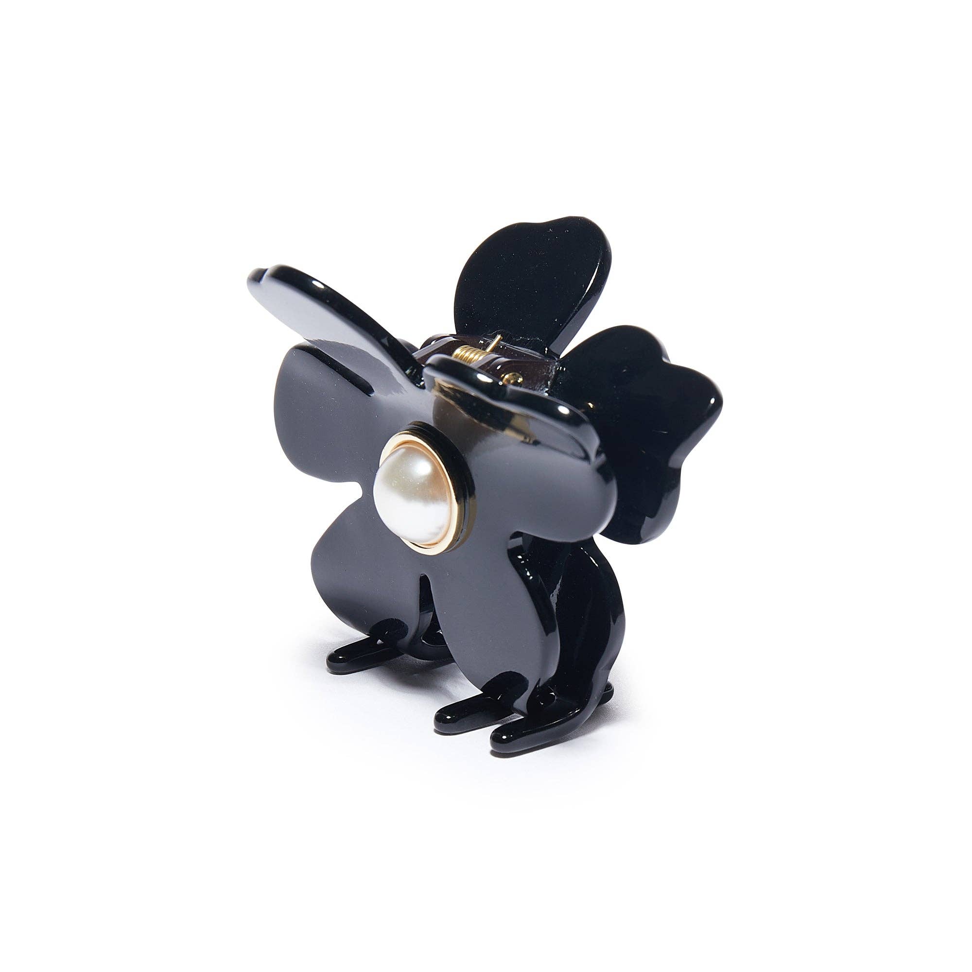 Lele Sadoughi Jet Lily Claw Clip - Endless Waves