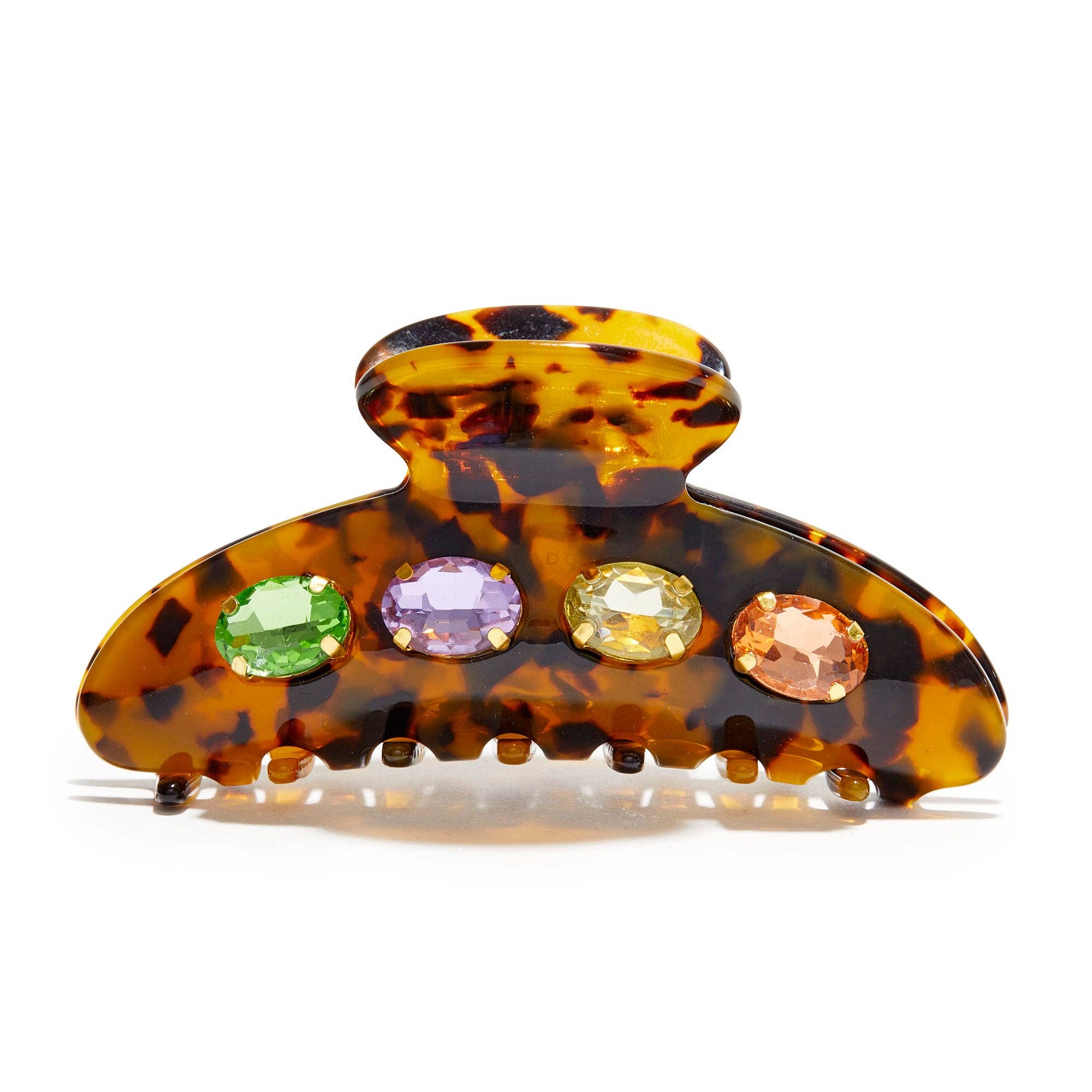 Lele Sadoughi Large Crystal Claw Clip - Endless Waves